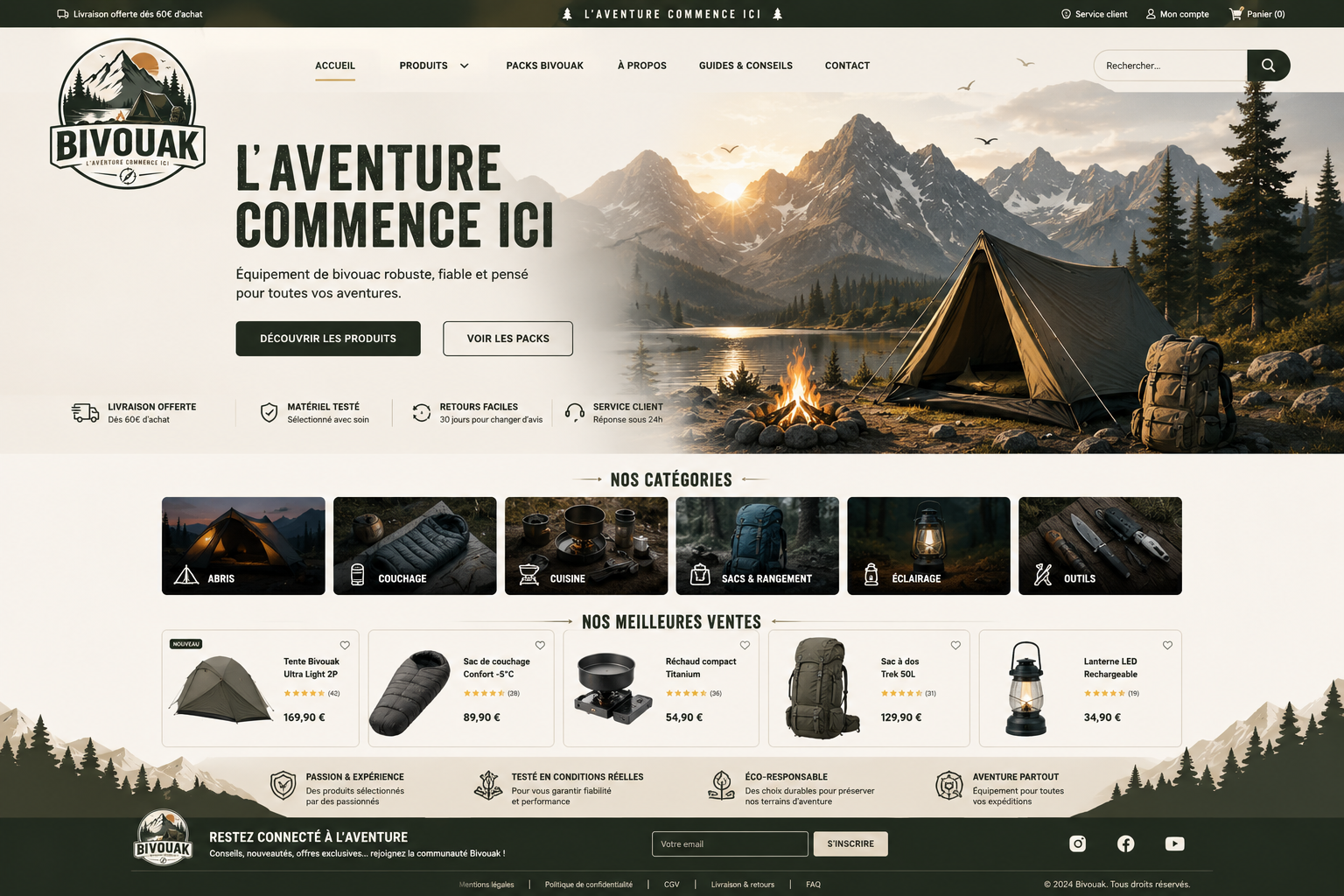 Maquette Bivouak